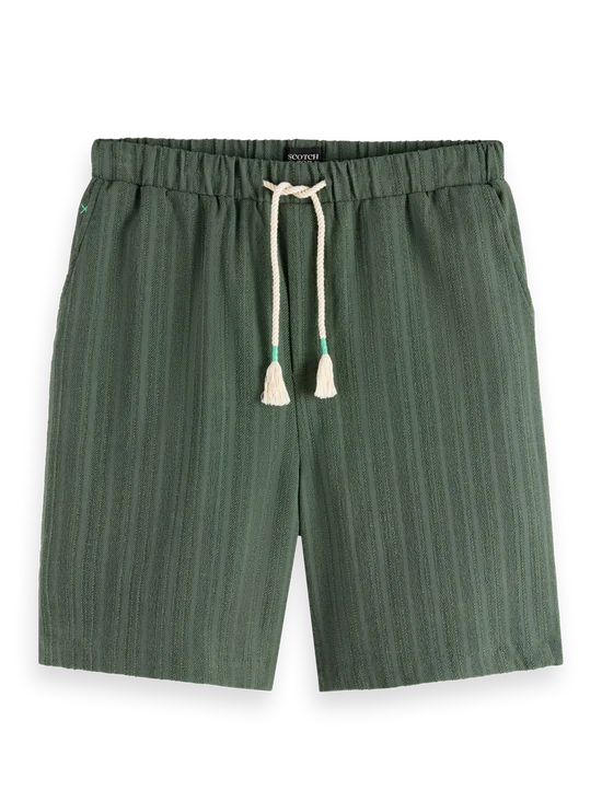 Scotch&Soda Fave striped bermuda shorts in Thyme Scotch&Soda Fave striped bermuda shorts in Thyme