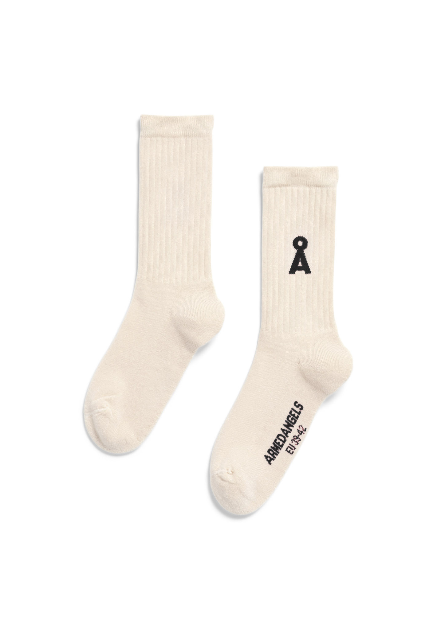 Armedangels SAAMUS BOLD Socken aus Bio-Baumwolle in oatmilk-black Armedangels SAAMUS BOLD Socken aus Bio-Baumwolle in oatmilk-black