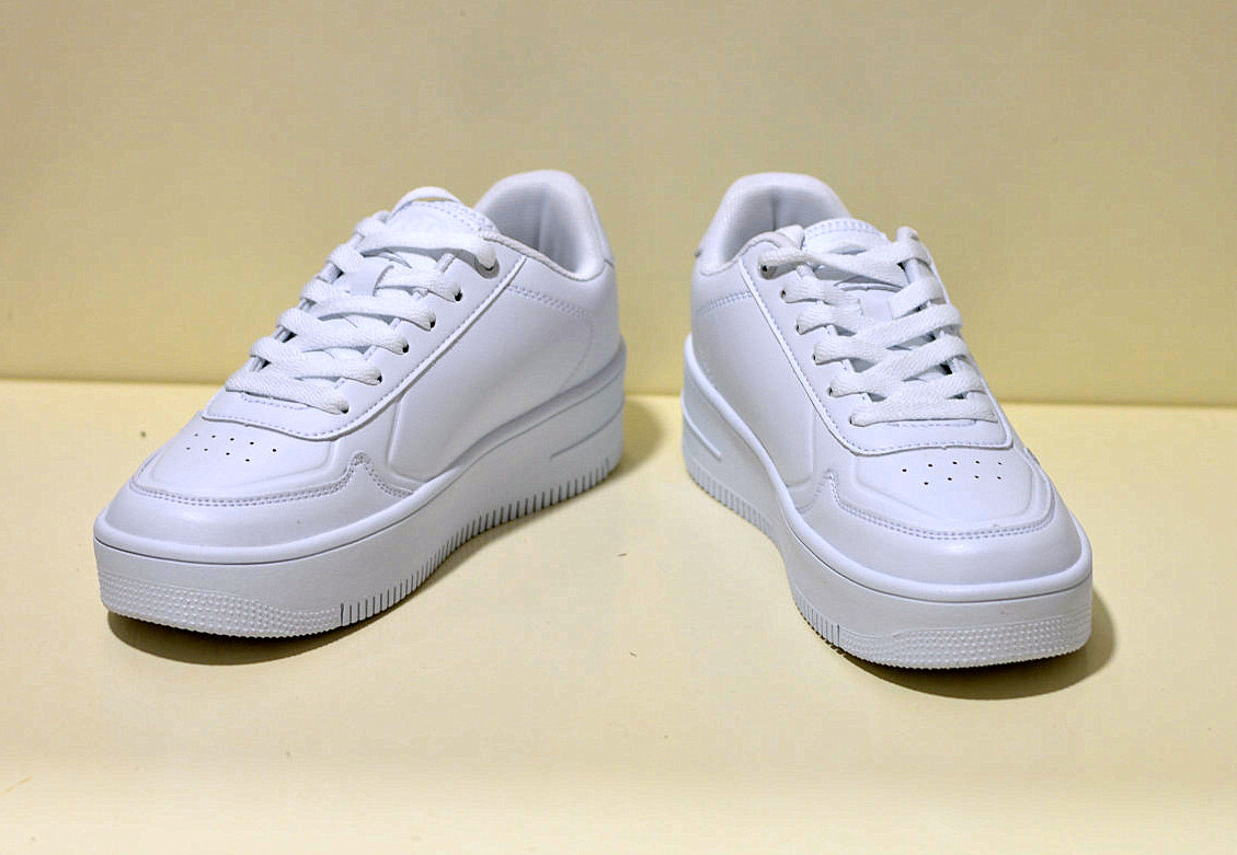 CHAMPION Damen Sneaker RD18 REBOUND PLATFORM ABSTRACT LOW in weiß 