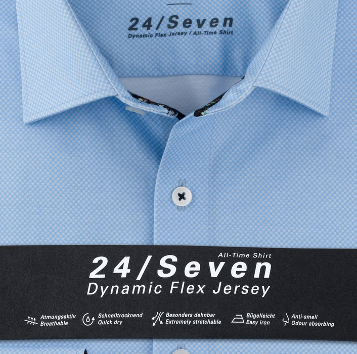 OLYMP Level Five 24/Seven body fit, Businesshemd, New York Kent, Bleu