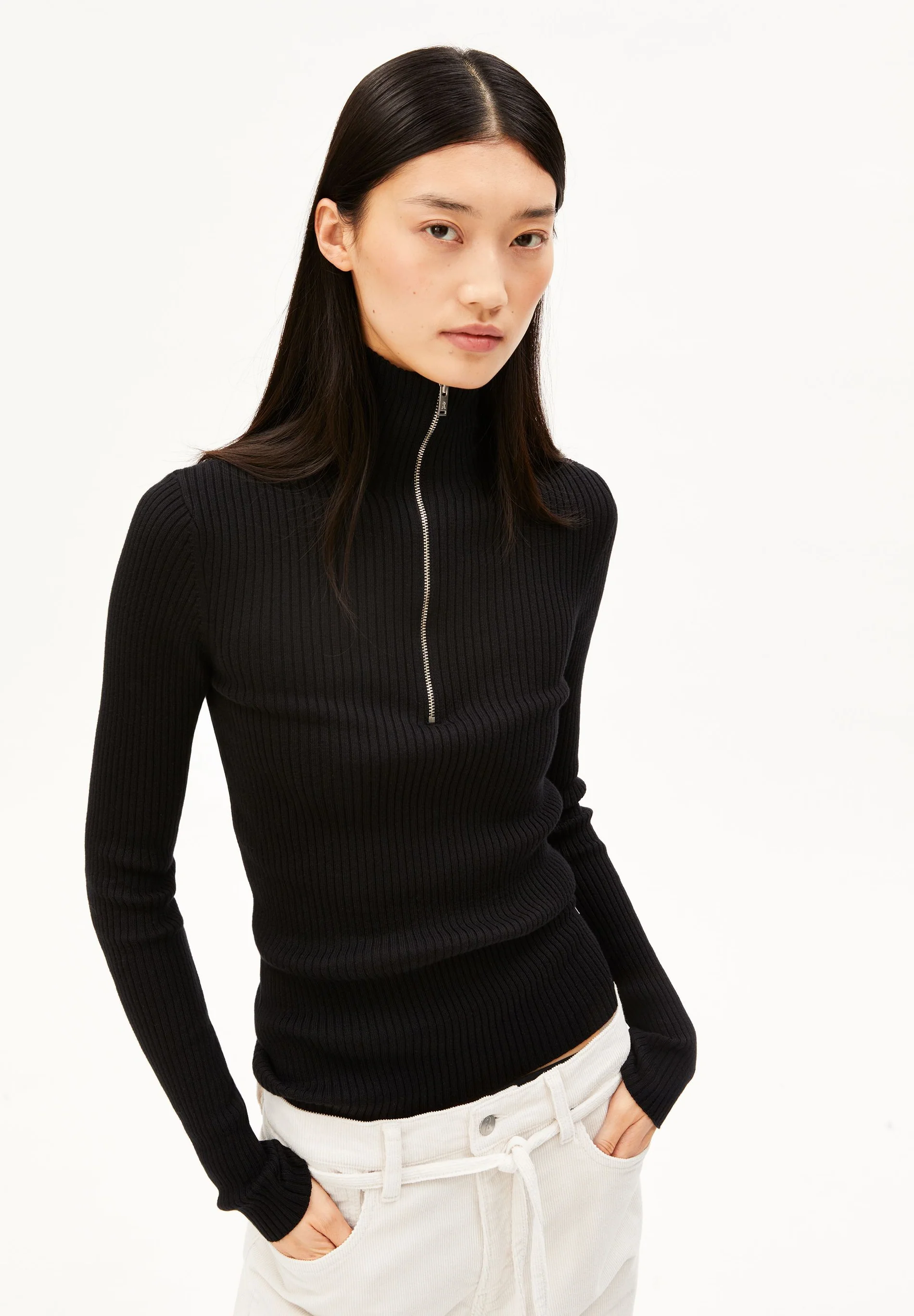 Armedangels BAUMWOLL-STRICKTROYER Slim aus 100% Bio-Baumwolle