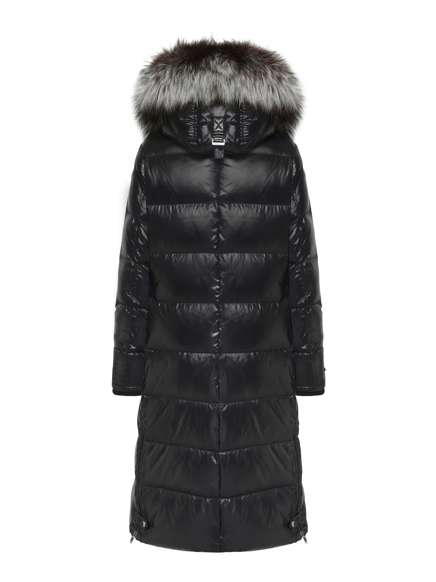 RockandBlue Farrow FX Coat mit extra großem Echtpelz Kragen Black / Silverfox RockandBlue Farrow FX Coat mit extra großem Echtpelz Kragen Black / Silverfox