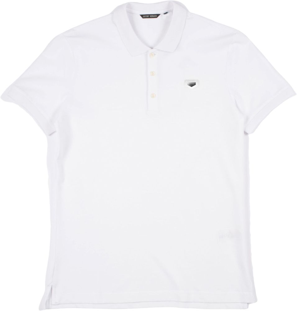 Antony Morato POLOSHIRT AUS BAUMWOLL-PIQUE MIT LABEL