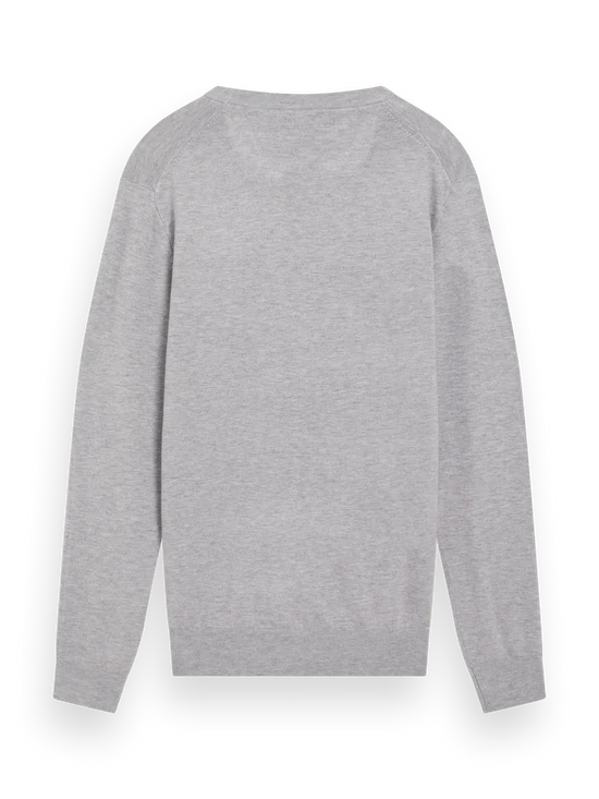 Scotch&Soda Essential - VISCOSE PULLOVER CREWNECK in grau 