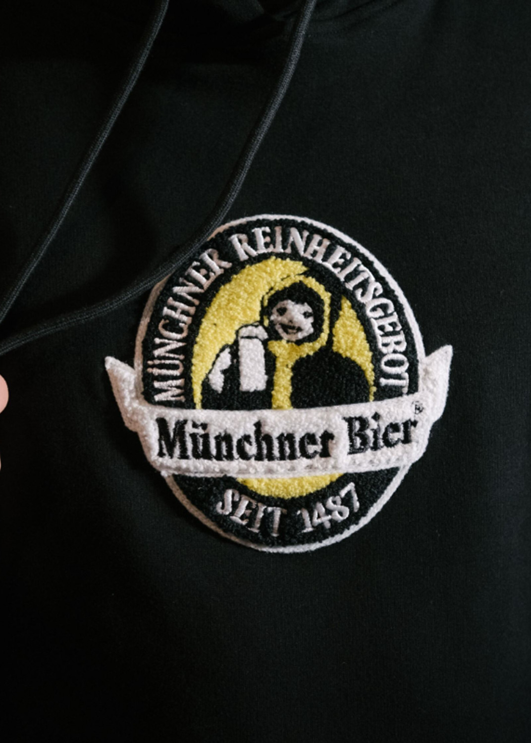   Bavarian Caps Hoodie "Münchner Bier" - schwarz Augustiner