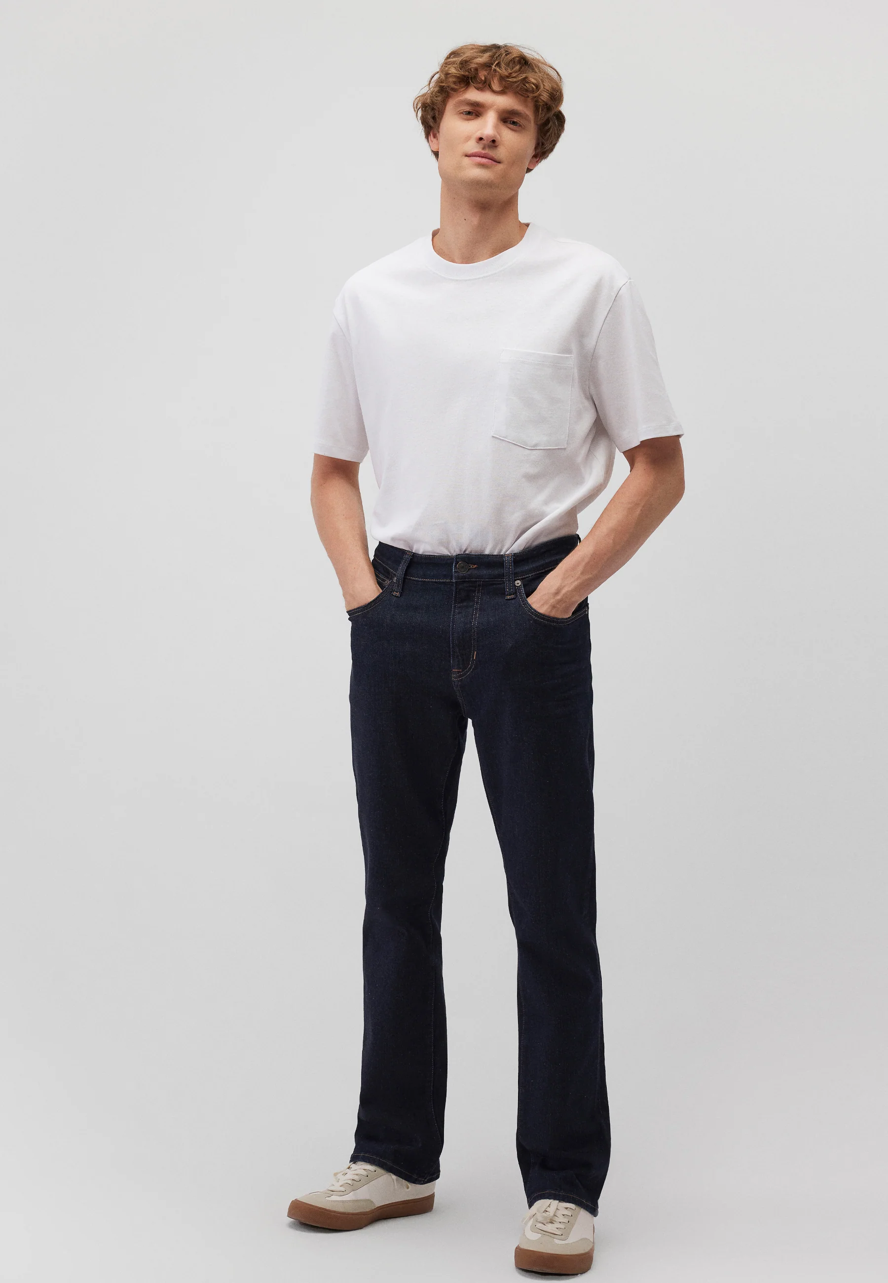 Mavi Martin | Straight Leg Jeans  00378-87667 in dunkelblau / rinse