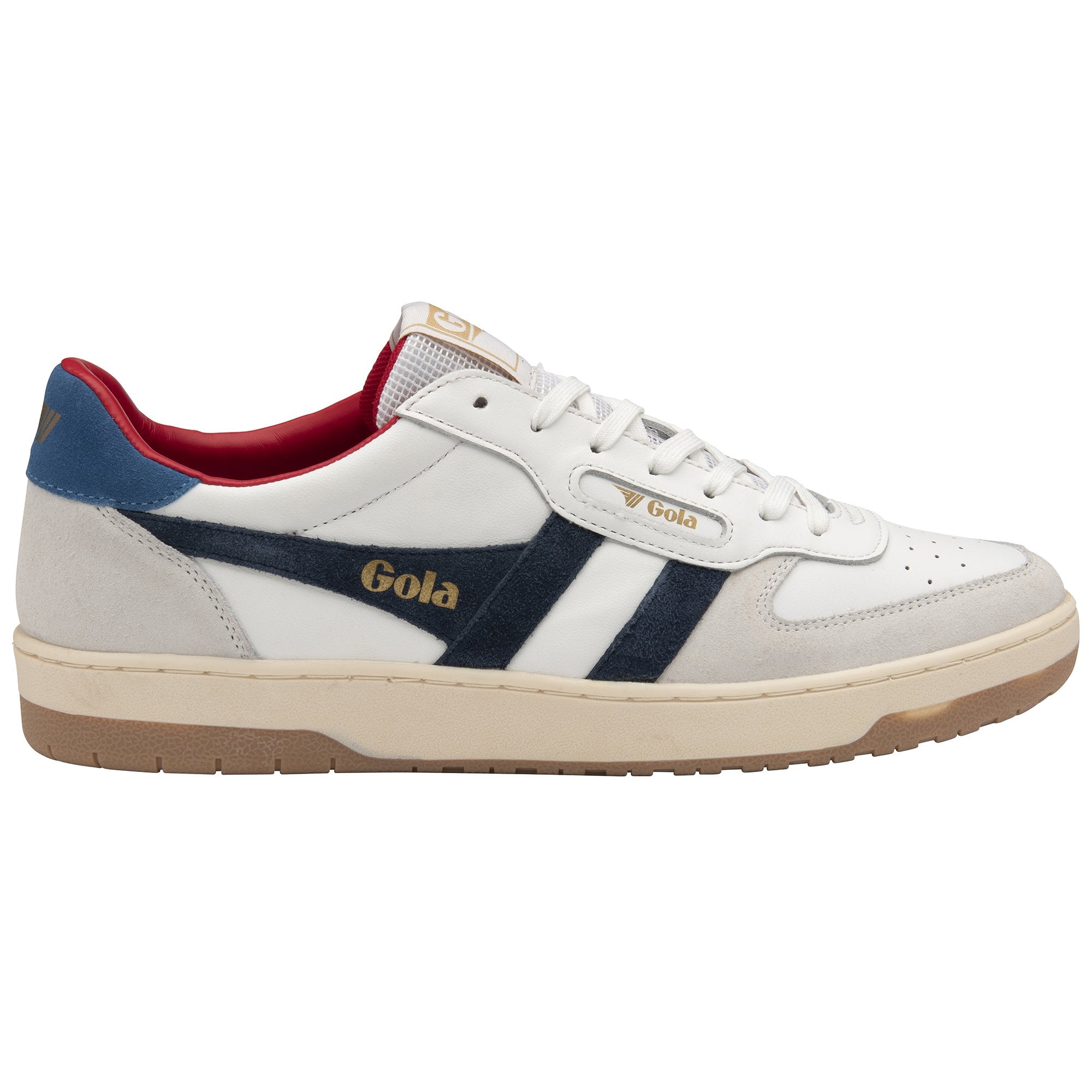  Gola Classics Men's Hawk Trainers White/Navy/Marine