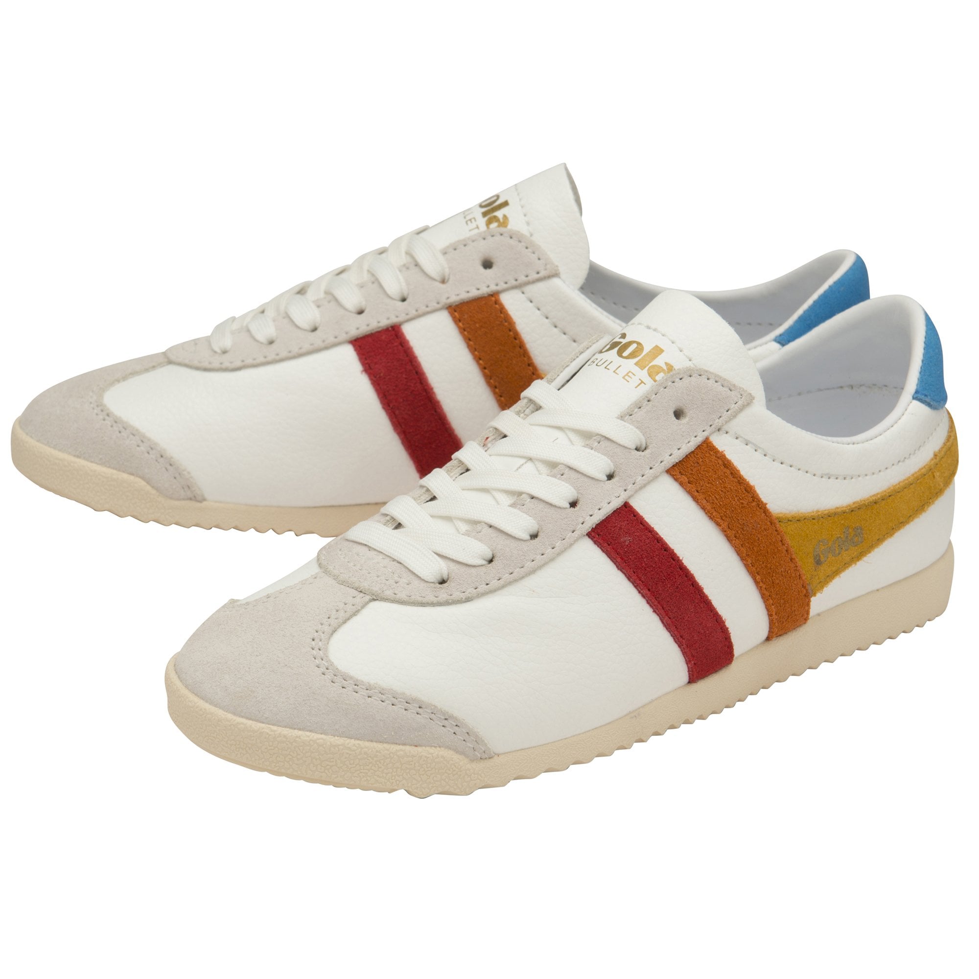 Gola Classics Women's Sneaker Bullet Trident Trainers White/Multi