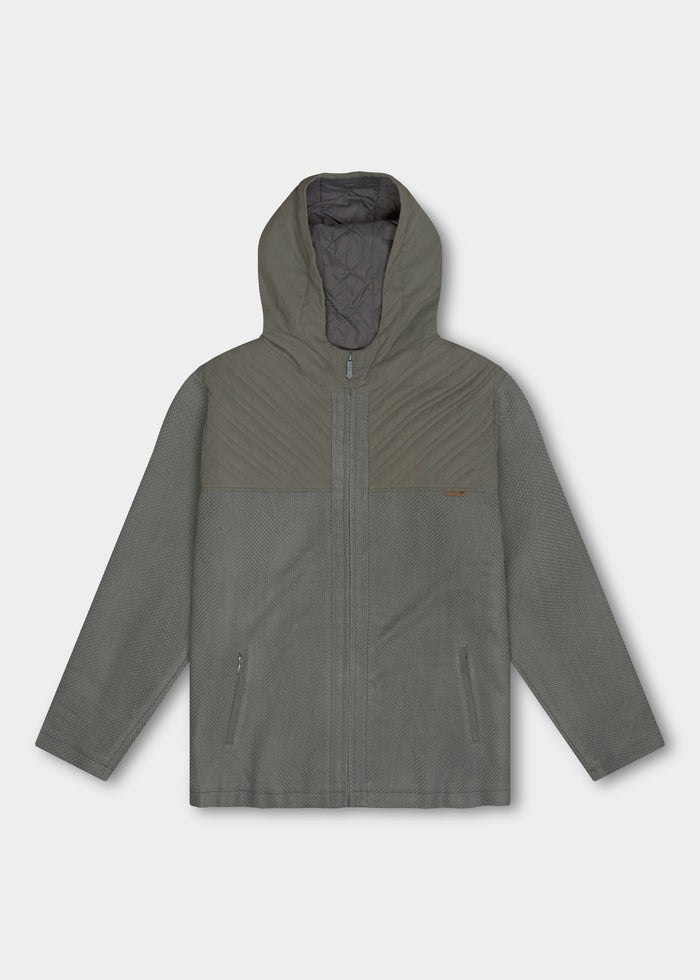 Bavarian Caps - HS90-1 Stepp Strickjacke "Michl" - dunkelgrau