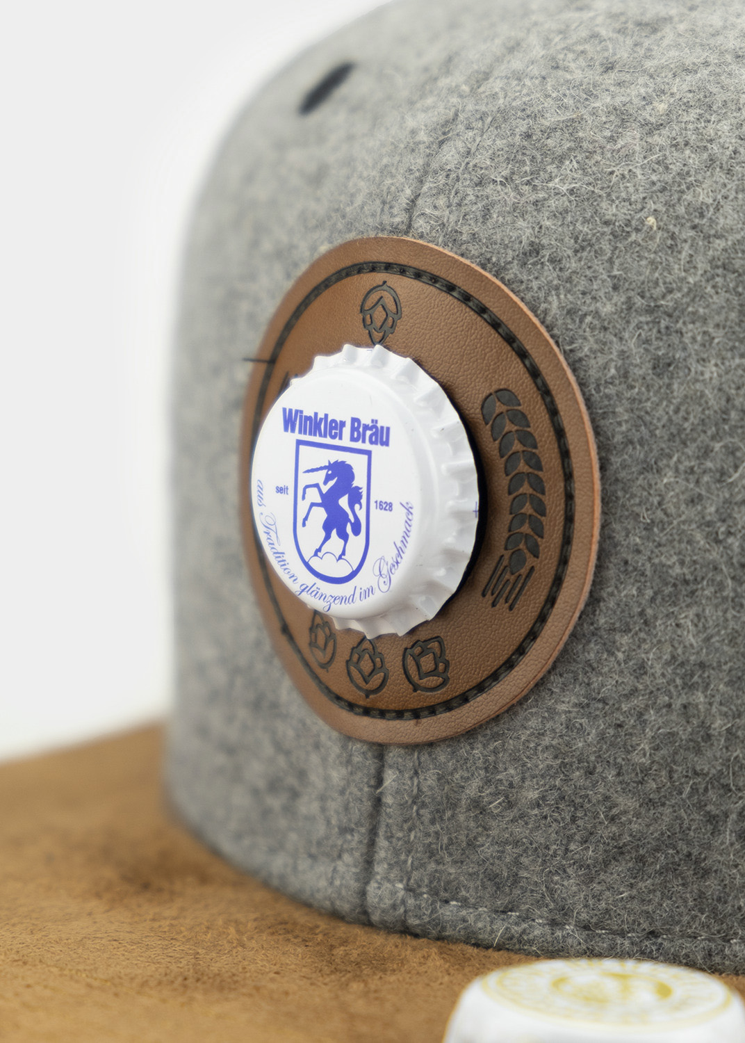 Bavarian Caps "Bierkrönung" - dunkelgrau (Snapback) / Bier Cap Bavarian Caps "Bierkrönung" - dunkelgrau (Snapback) / Bier Cap