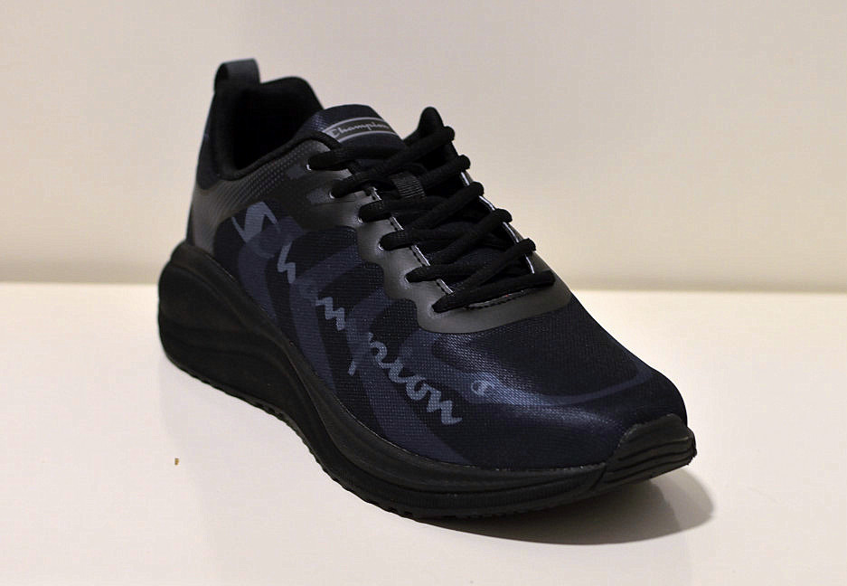 Champion Sneakers Syphon Script super leichter Feizeitschuh in schwarz / grau