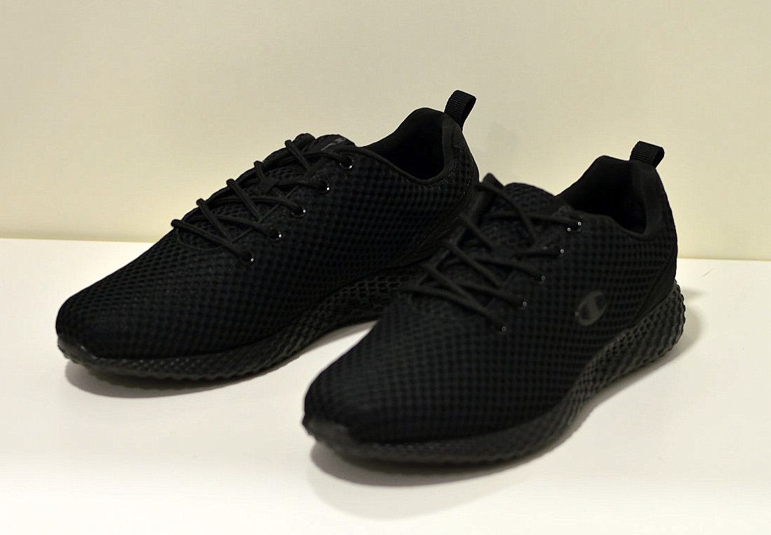 Champion Damen Sneakers Sprint super leichter Feizeitschuh in schwarz 