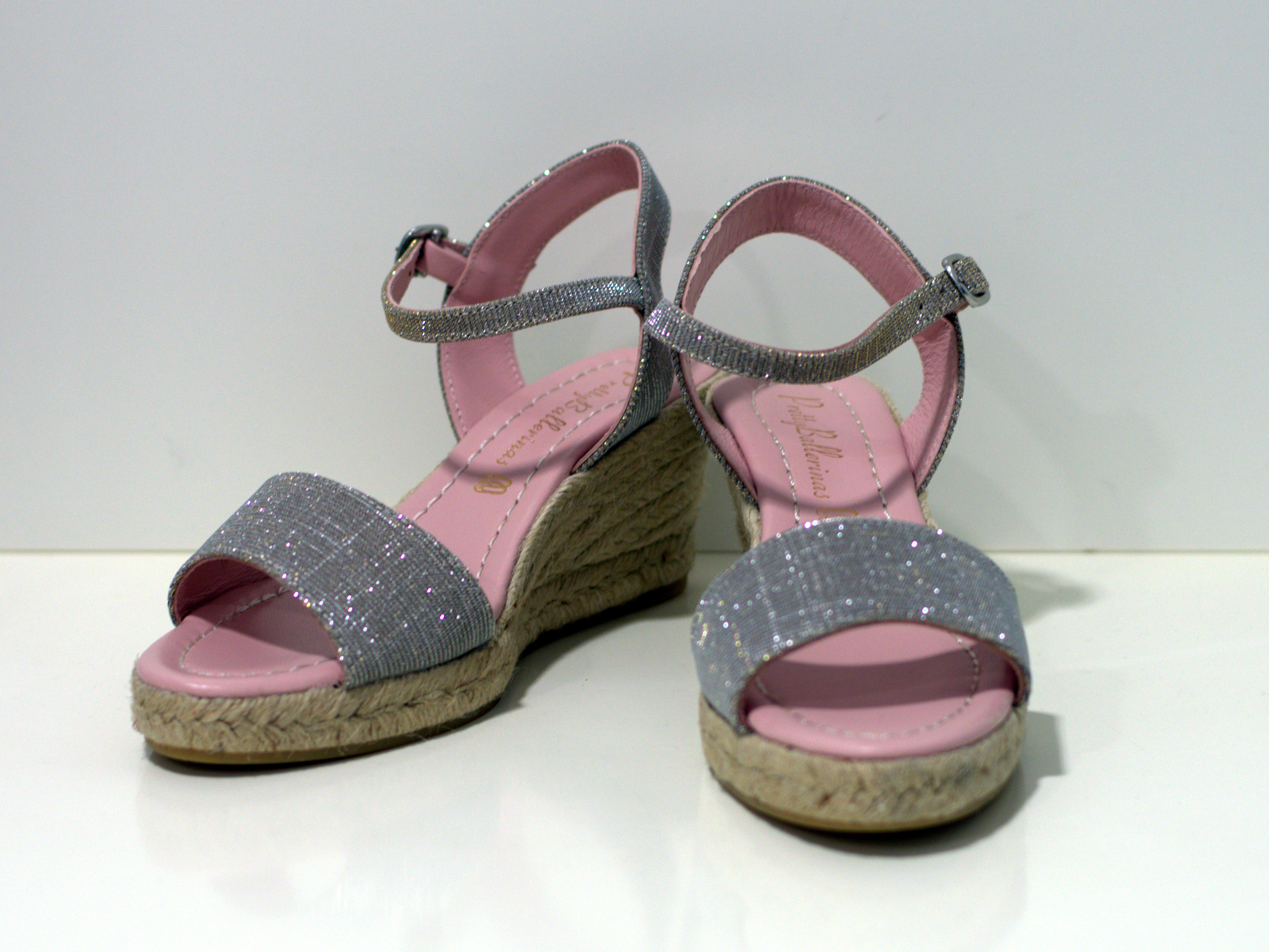 Pretty Ballerinas Deborah - Plateausandalette Galassia Plata