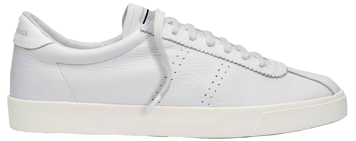 Superga 2843 Club S Confort Leather Full White