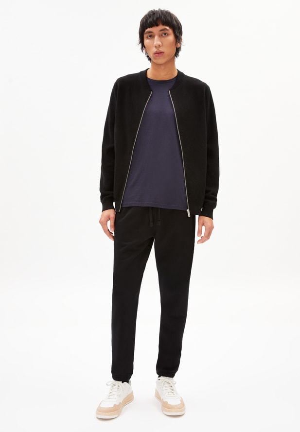Armedangels AAGADI COMPACT Strick Cardigan aus Bio-Baumwolle in schwarz Armedangels AAGADI COMPACT Strick Cardigan aus Bio-Baumwolle in schwarz