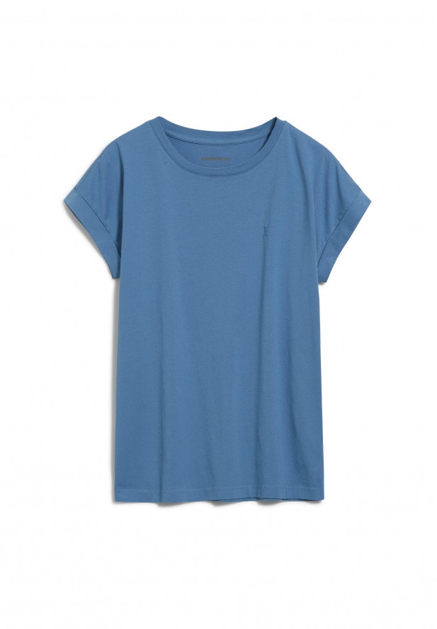 Armedangels IDAA Damen T-Shirt aus Bio-Baumwolle in cloudbusting