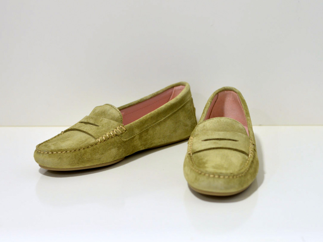 Pretty Ballerinas Mokassin in Linden grün