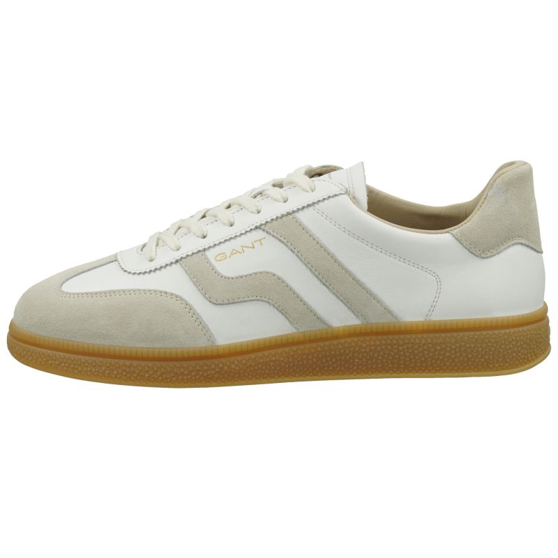 Gant Cuzmo Herren Sneaker aus Veloursleder in off white Gant Cuzmo Herren Sneaker aus Veloursleder in off white