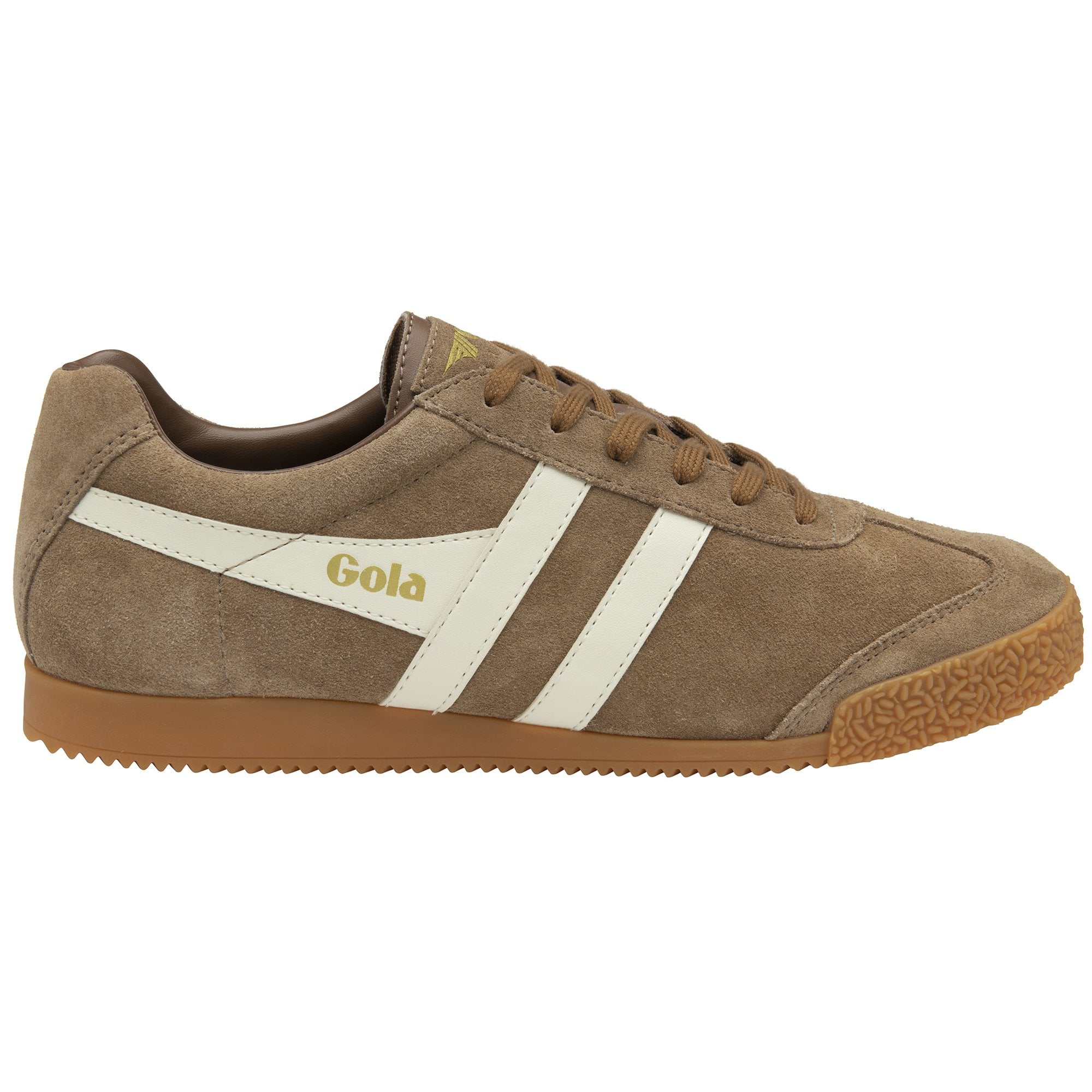 Gola Classics Sneaker Men's Harrier Suede Trainers Tobacco/Off White Gola Classics Sneaker Men's Harrier Suede Trainers Tobacco/Off White