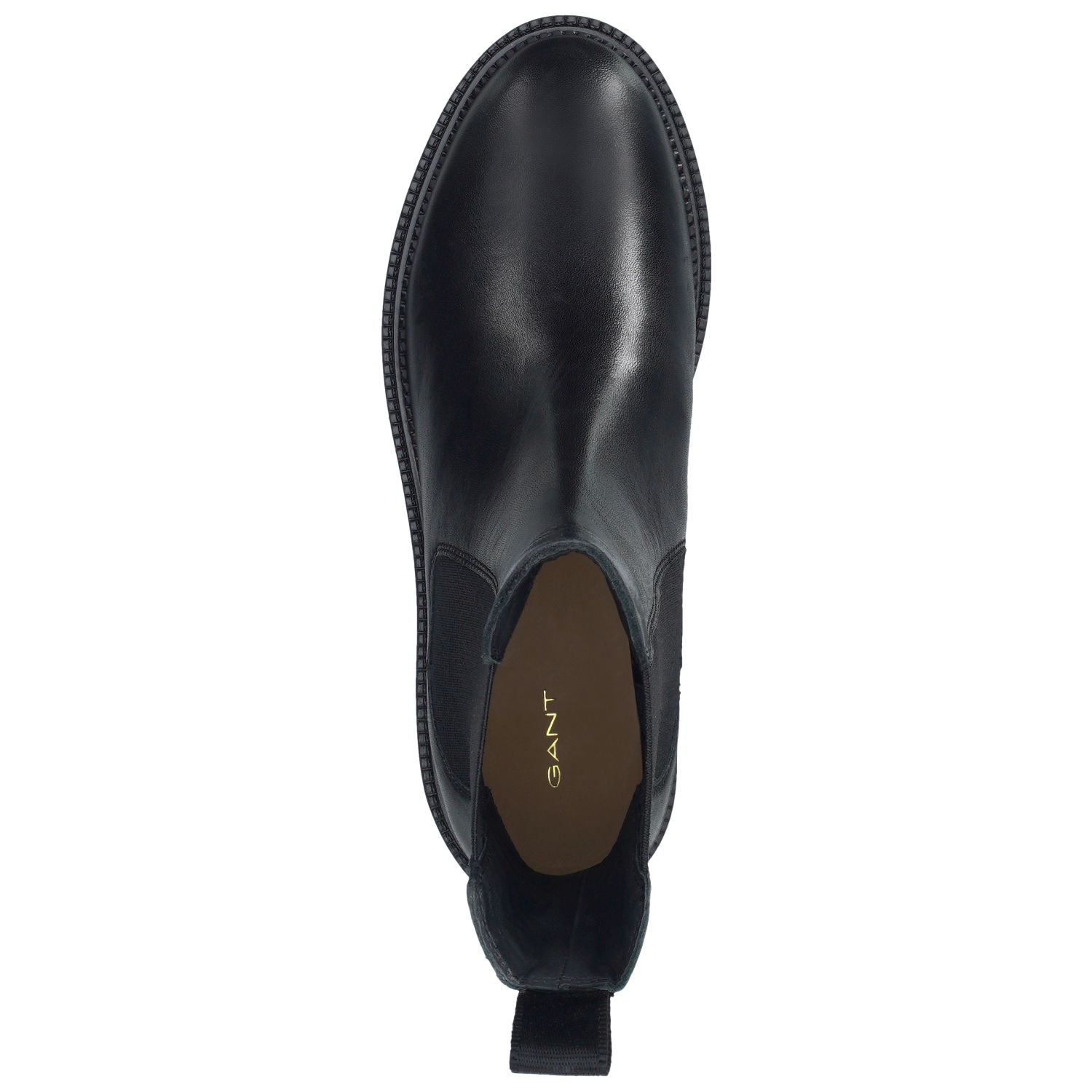 Gant Kelliin Chelsea Boot aus Leder in schwarz