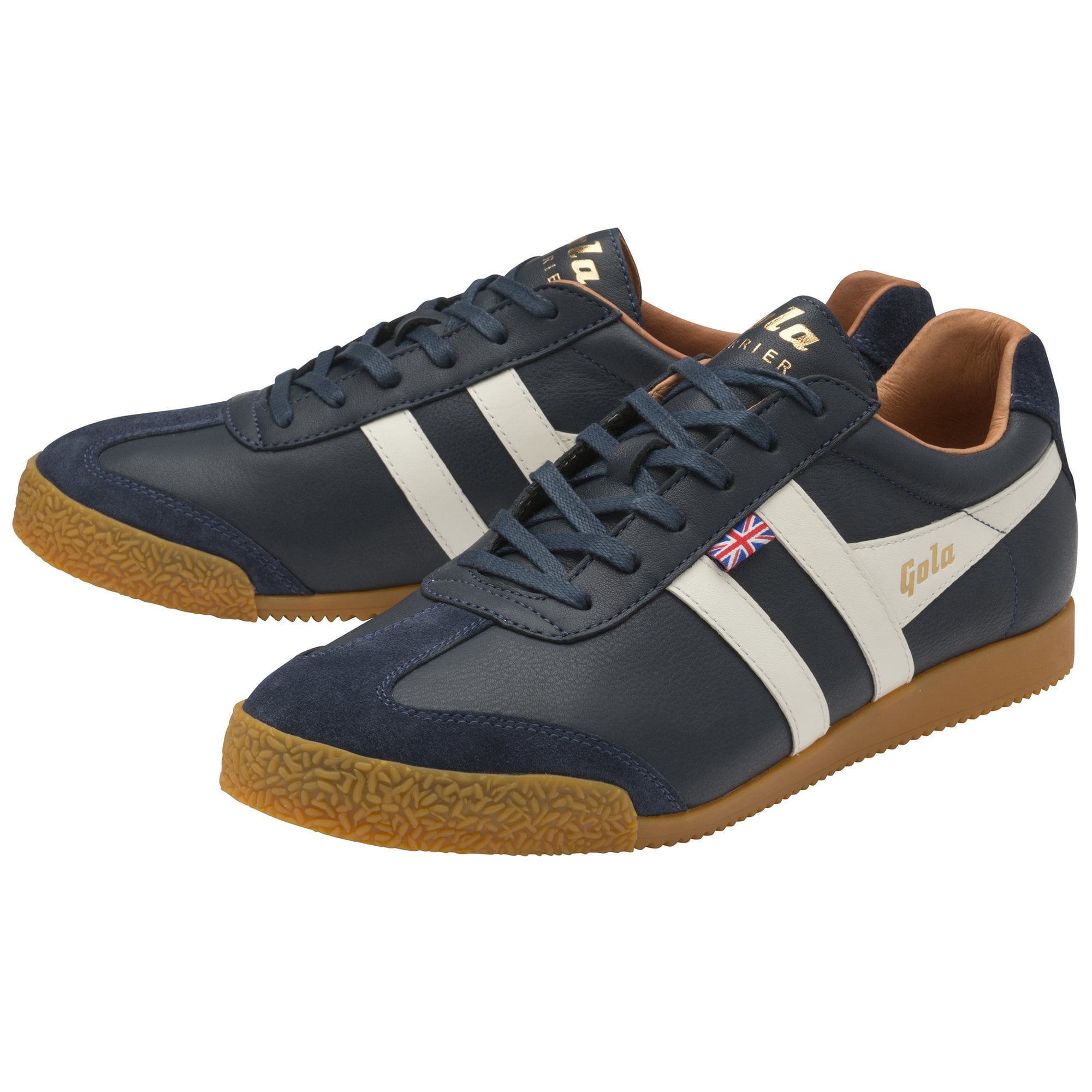 Gola Made in England - 1905 Men's Harrier Elite Trainers Navy/Off White