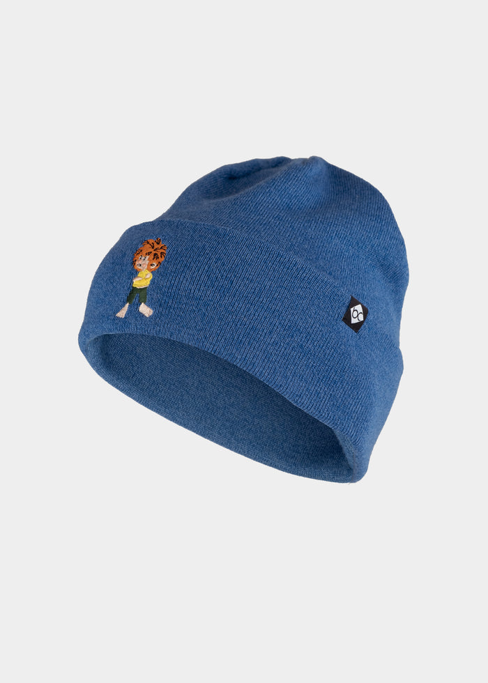 Bavarian Caps - Unisex Stick-Haum "Pumuckl Grantig" - azurblau / Mütze