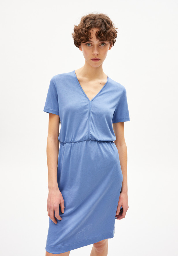 Armedangels LAVIAA Jerseykleid aus TENCEL™ Lyocell Mix in sky high 