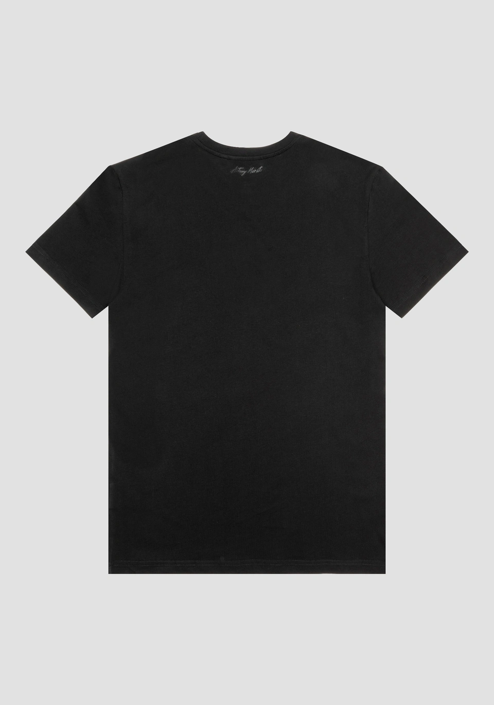 Antony Morato T-SHIRT SLIM FIT AUS REINER BAUMWOLLE MIT PRINT AUF DER VORDERSEITE in schwarz Antony Morato T-SHIRT SLIM FIT AUS REINER BAUMWOLLE MIT PRINT AUF DER VORDERSEITE in schwarz