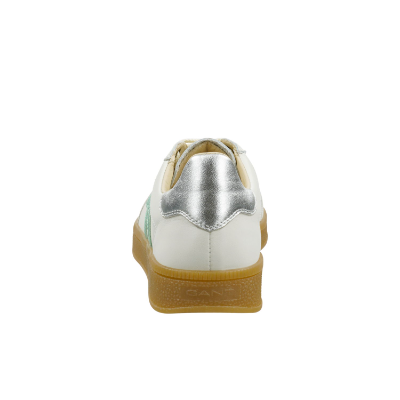 Gant Cuzima Sneaker aus Glatt- und Veloursleder in white / aqua Gant Cuzima Sneaker aus Glatt- und Veloursleder in white / aqua