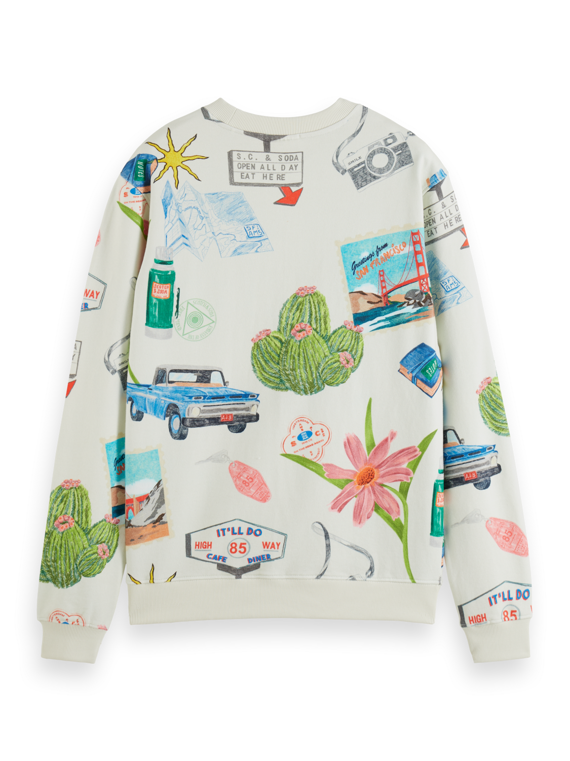 Scotch&Soda Regular fit ALL OVER DIGITAL PRINT San Francisco
