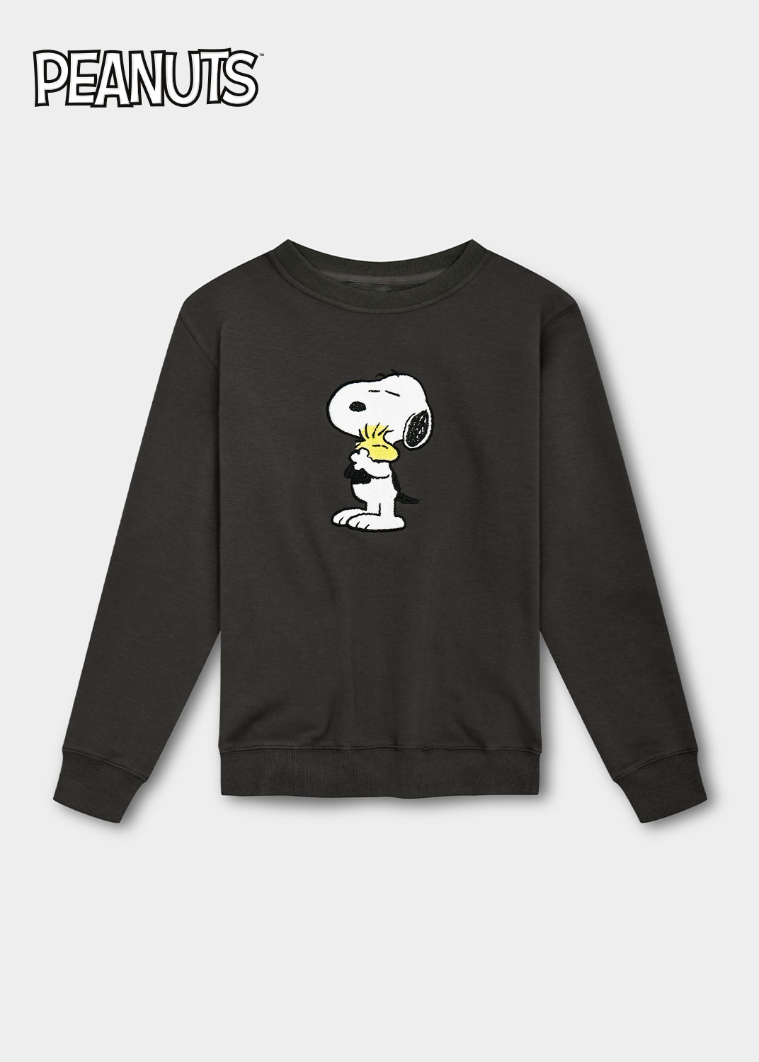 Bavarian Caps Unisex Sweater Peanuts: Snoopy - dunkelgrau Bavarian Caps Unisex Sweater Peanuts: Snoopy - dunkelgrau