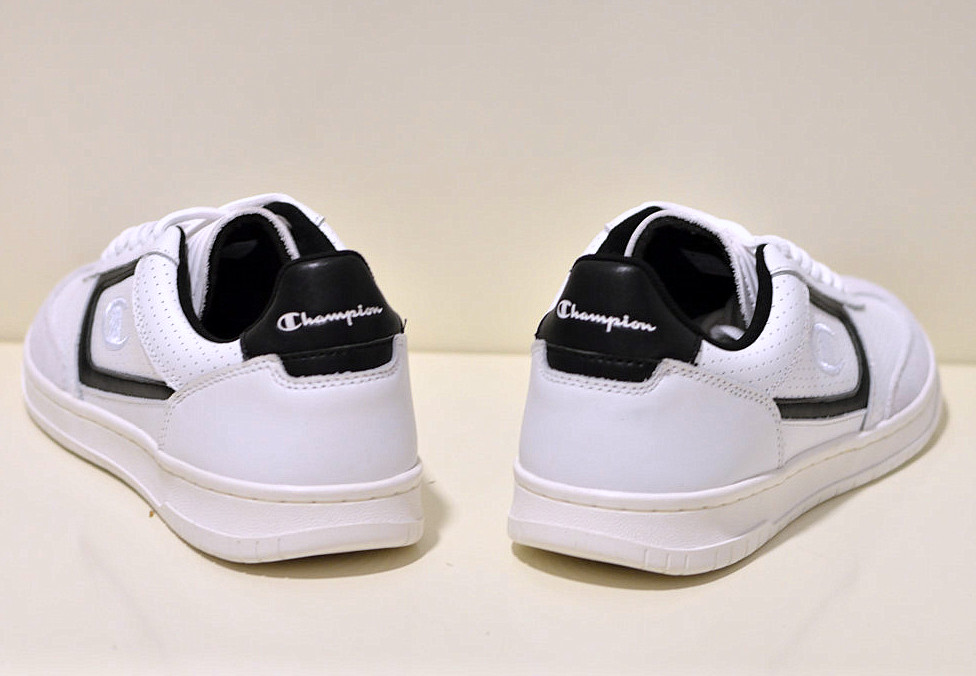 Champion CL78 LP Herren Leder Sneaker in weiß / schwarz 