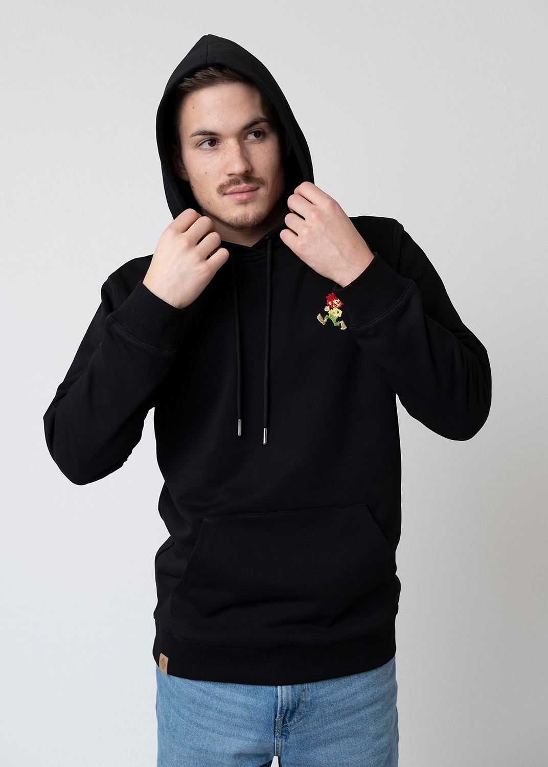   Bavarian Caps Pumuckl Hoodie "Grantig by Nature" - schwarz, unisex