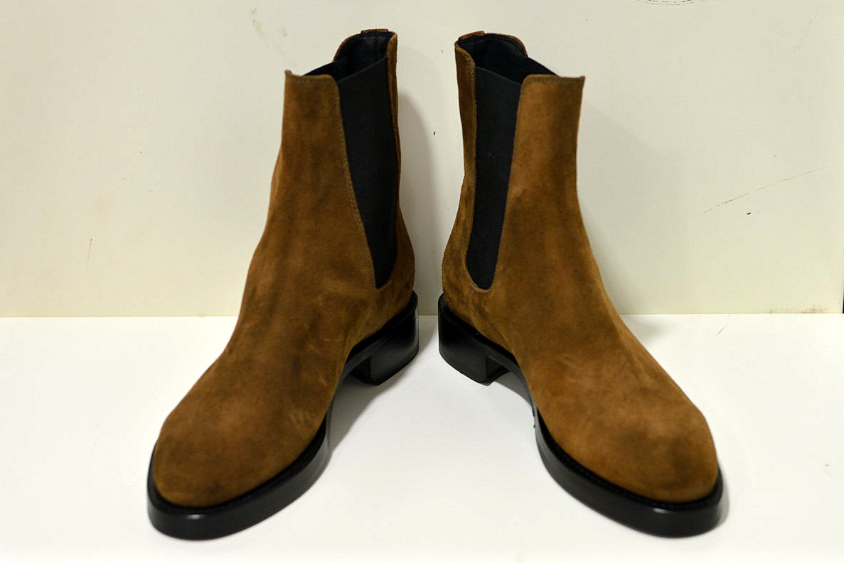  Furla Heritage Stiefeletten  Chelsea Boots aus Kalbsleder in braun