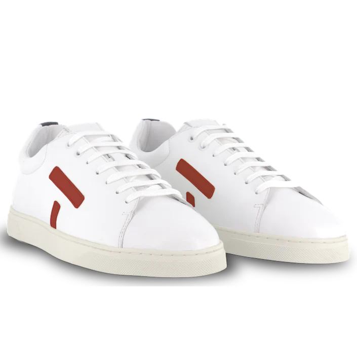 O.T.A Paris On The Asphalt Leder Sneaker KELWOOD in weiß /burgundy O.T.A Paris On The Asphalt Leder Sneaker KELWOOD in weiß /burgundy