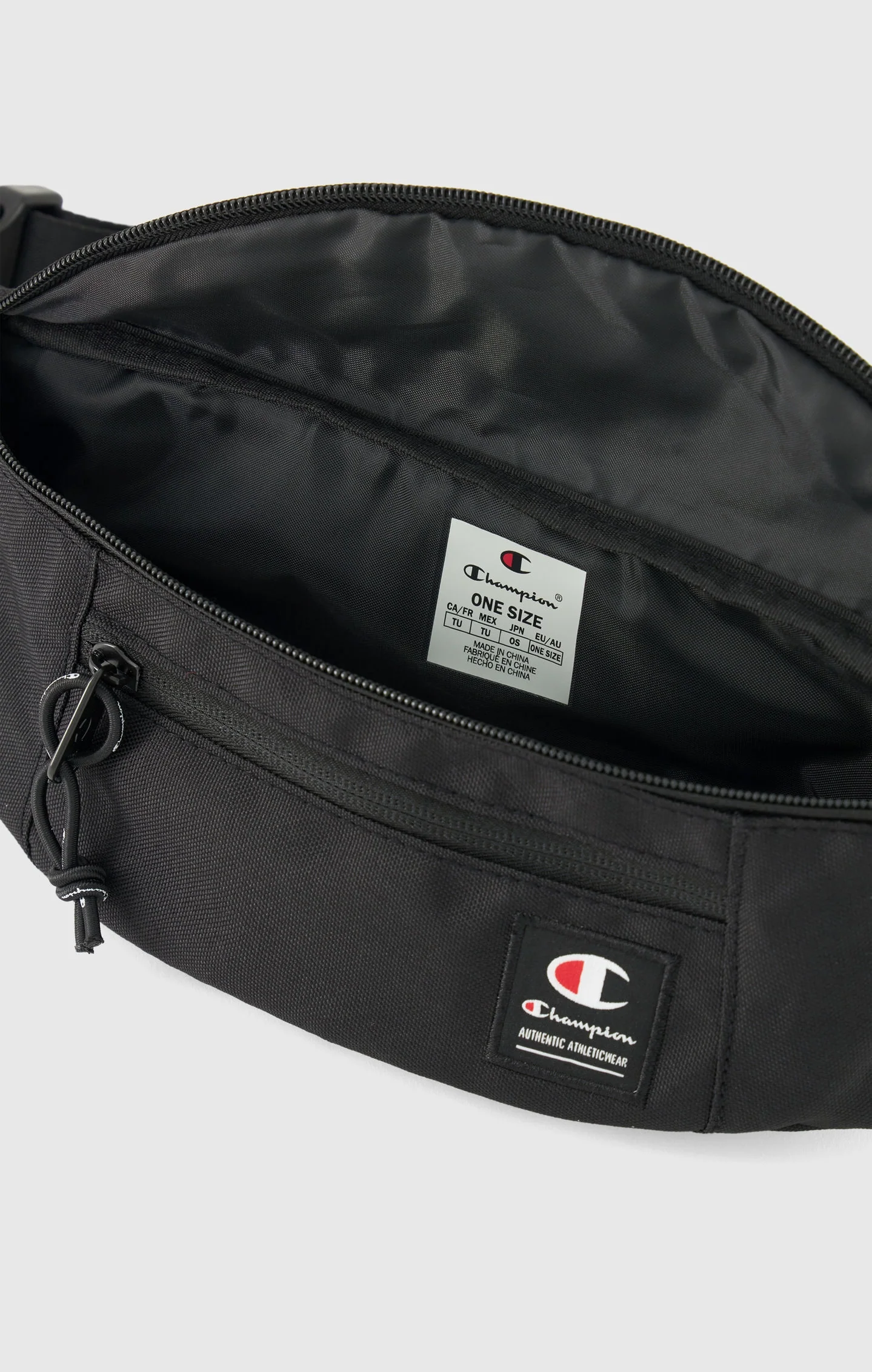 Champion Klassische Gürteltasche Schwarzin schwarz Unisex