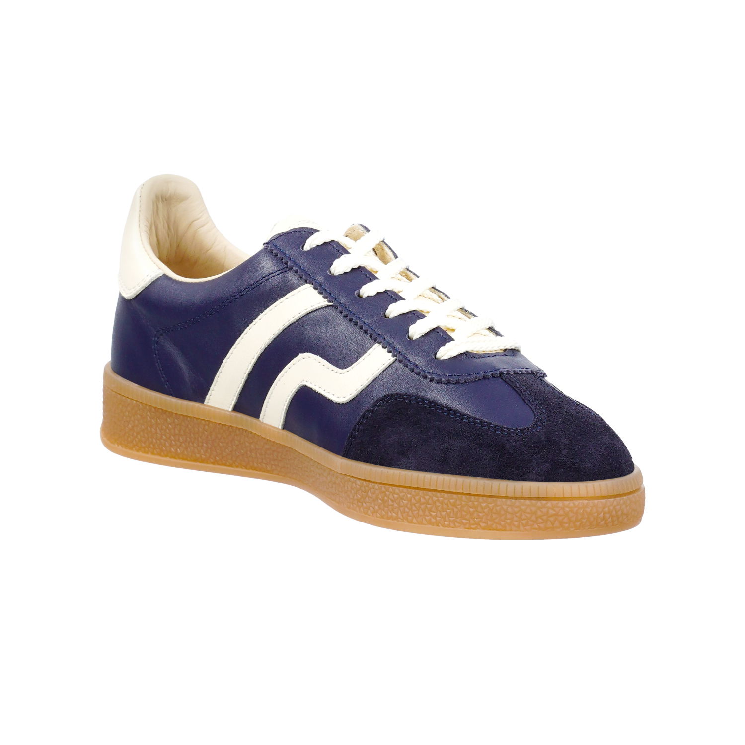 Gant Cuzima Sneaker aus Glatt- und Veloursleder in marine