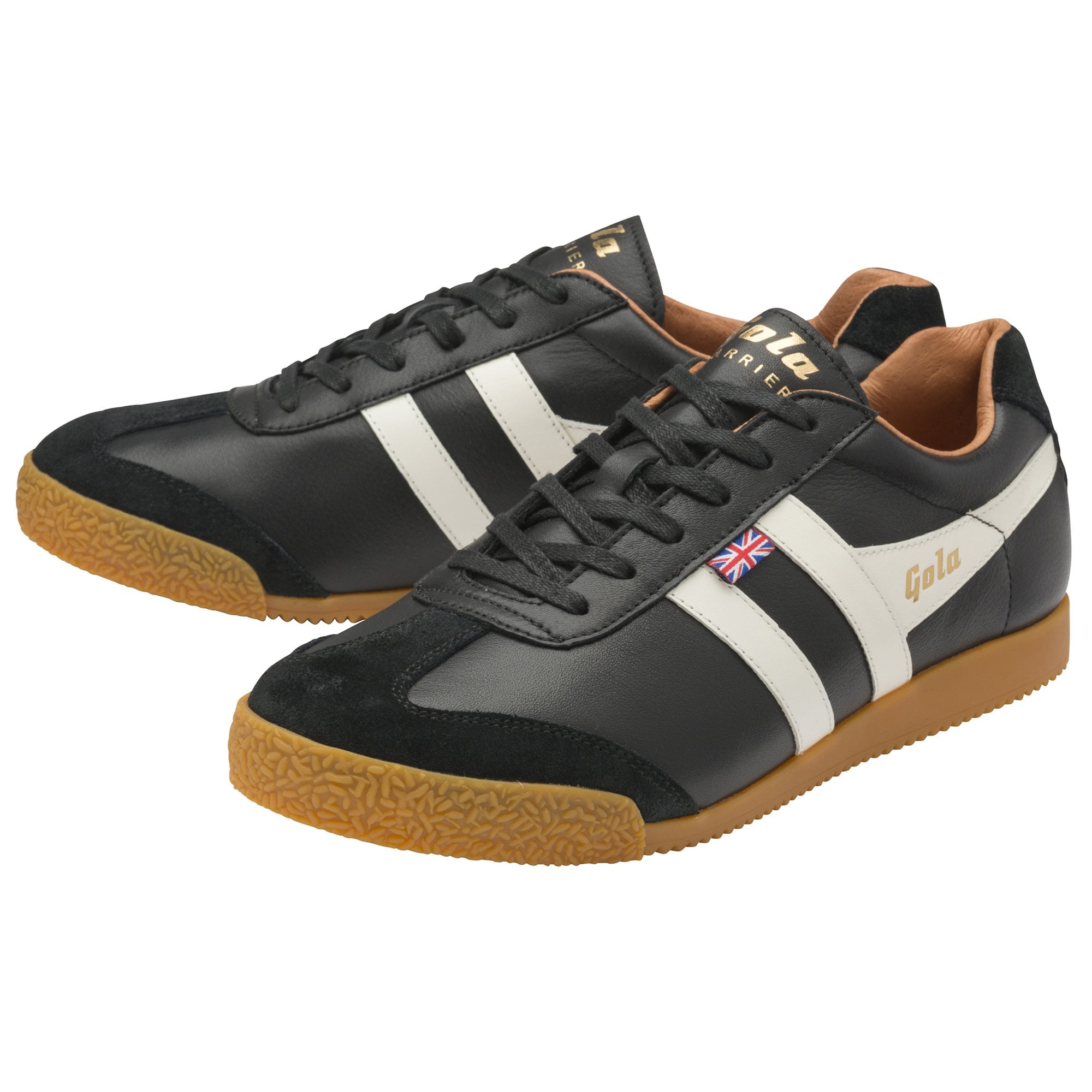 Gola Made in England - 1905 Men's Harrier Elite Trainers Black/Off White