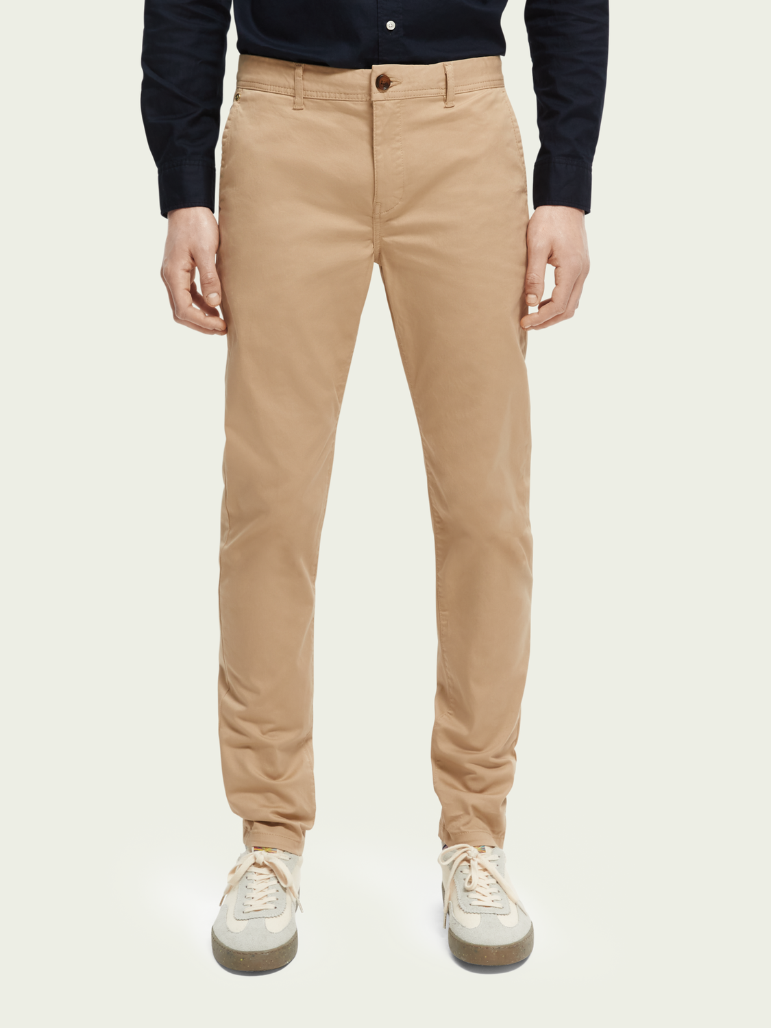 Scotch&Soda ChinoMott super-slim fit aus organic cotton in beige