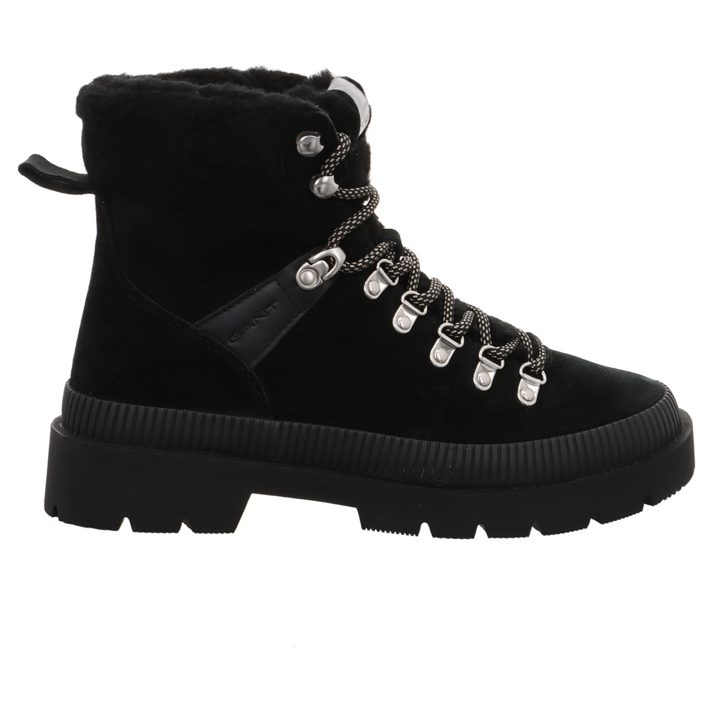 GANT Mittelhoher Frenzyn Stiefel mit Wollfutter in schwarz GANT Mittelhoher Frenzyn Stiefel mit Wollfutter in schwarz