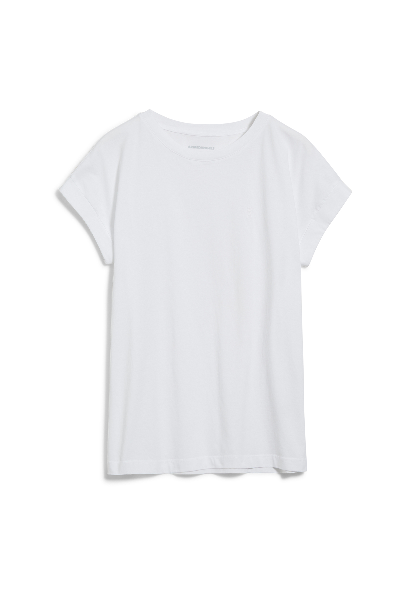 Armedangels IDAARA T-Shirt Loose Fit aus Bio-Baumwolle in weiß Armedangels IDAARA T-Shirt Loose Fit aus Bio-Baumwolle in weiß