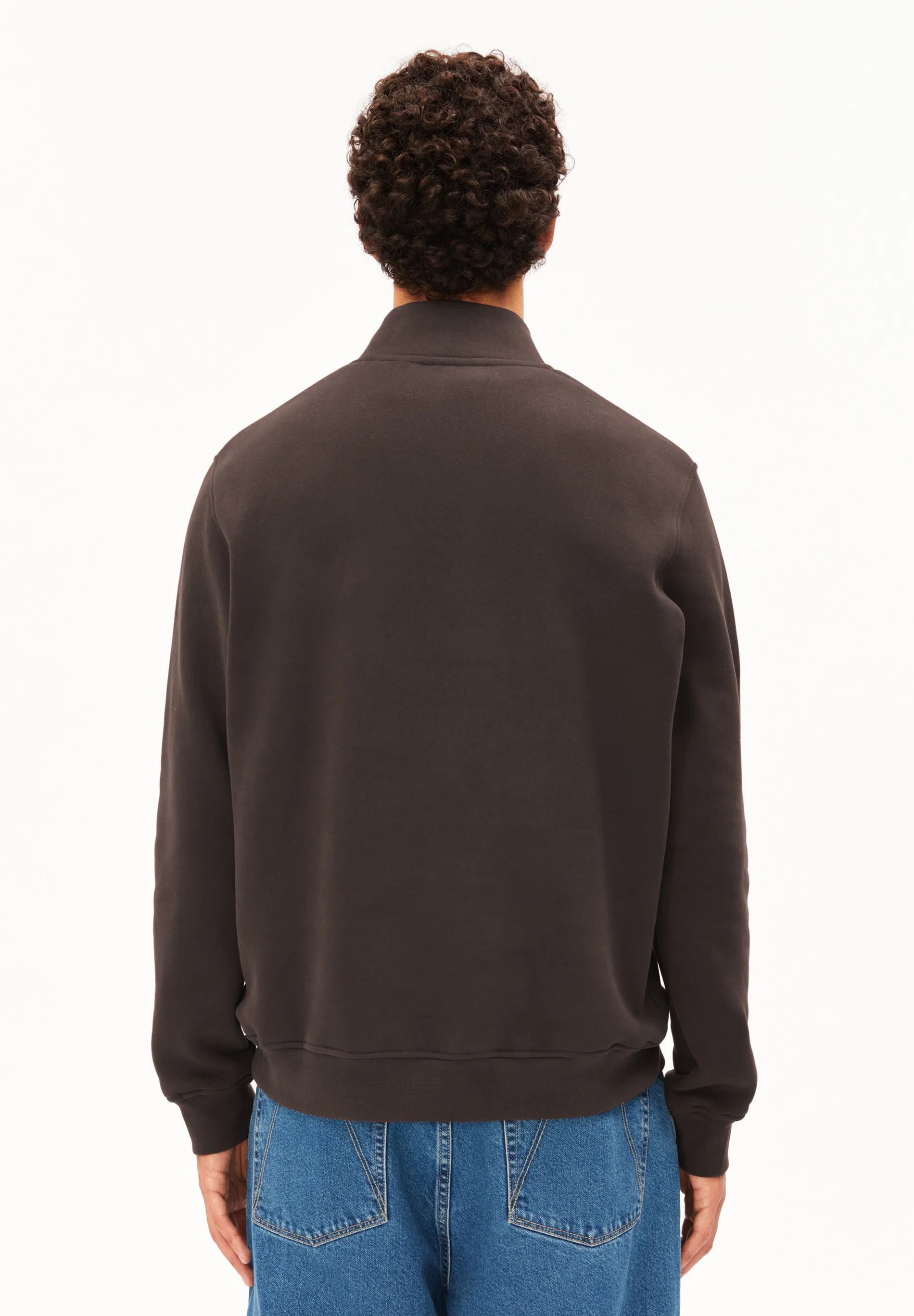 Armedagels WAARLO FLEECE TROYER 100% Bio-Baumwolle in claystone