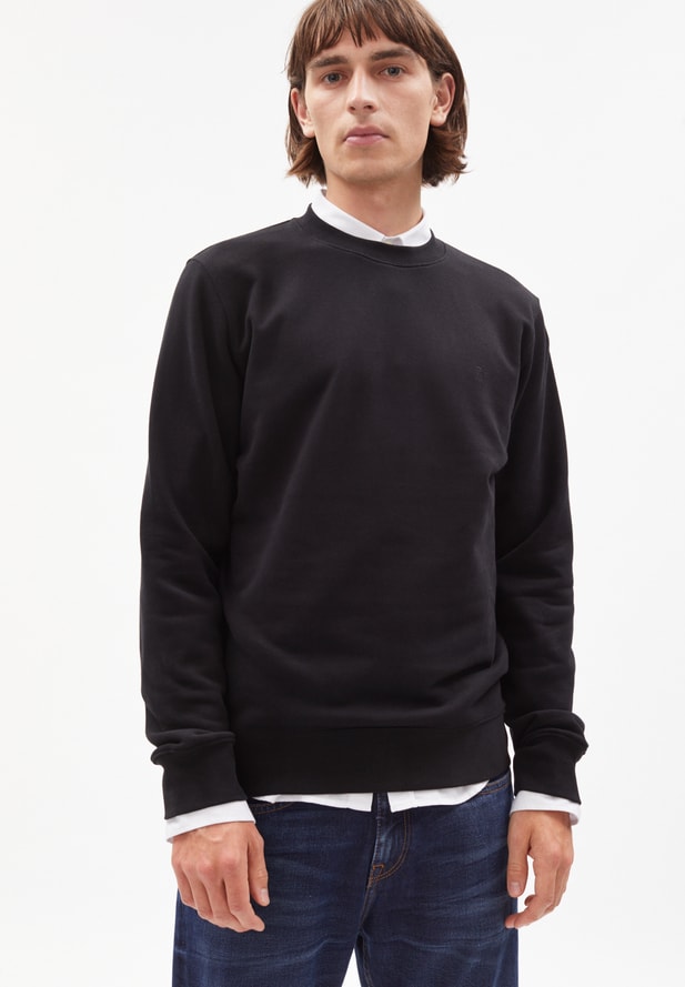Armedangels  MAALTE COMFORT Sweatshirt Regular Fit aus Bio-Baumwolle inb schwarz 