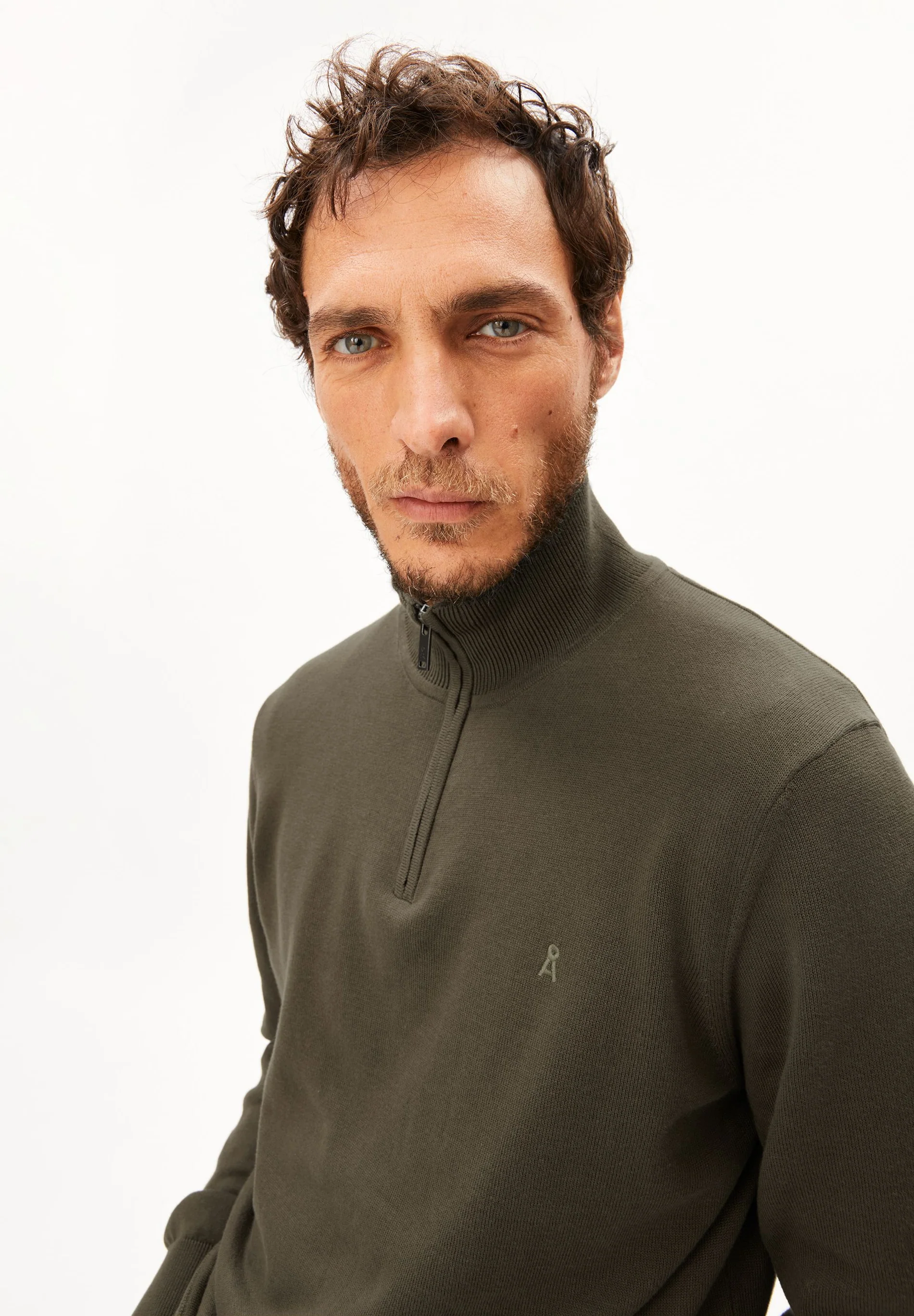 Armedangels FAABES STRICKPULLOVER  100% Bio-Baumwolle / Pullover in dark earth