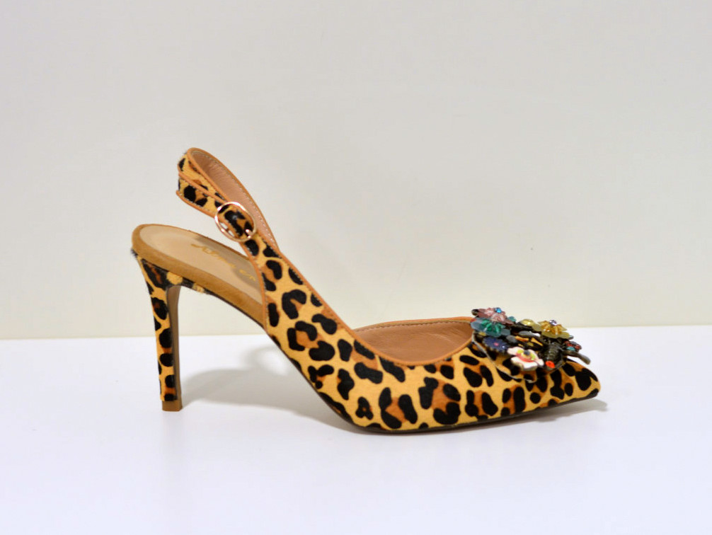 Alma en Pena Medium heels Pumps  LEOPARDO aus Cavalino Leder 