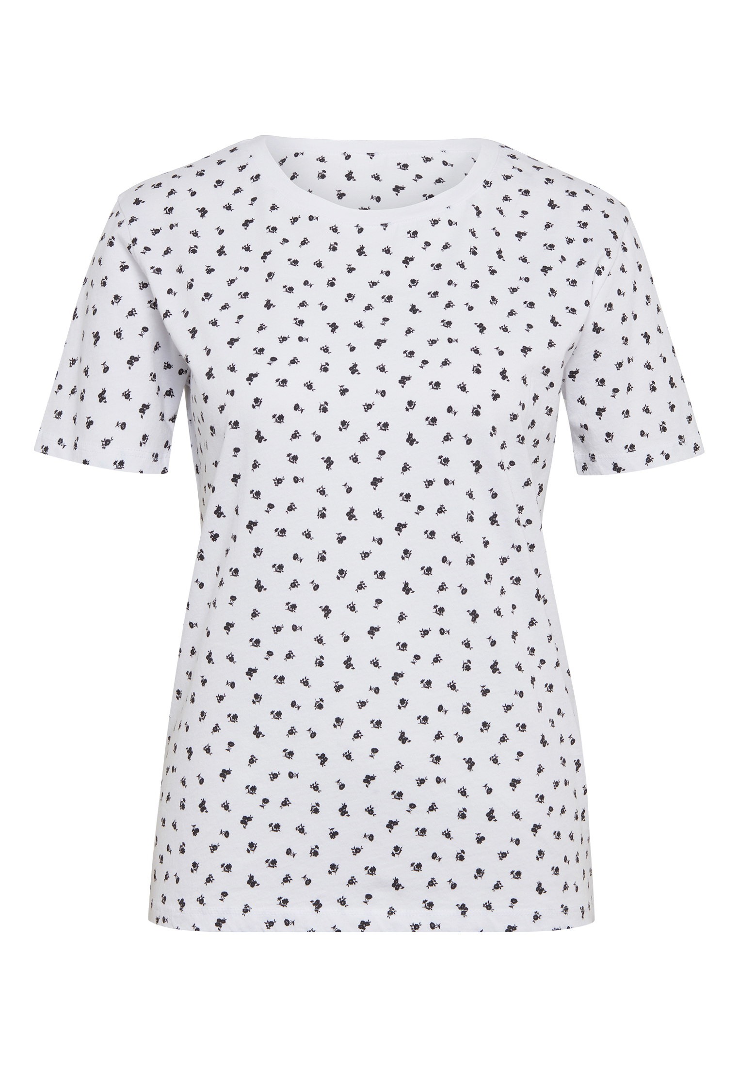 Mavi T-SHIRT | T-Shirt mit Allover-Print Blumen in weiß Mavi T-SHIRT | T-Shirt mit Allover-Print Blumen in weiß