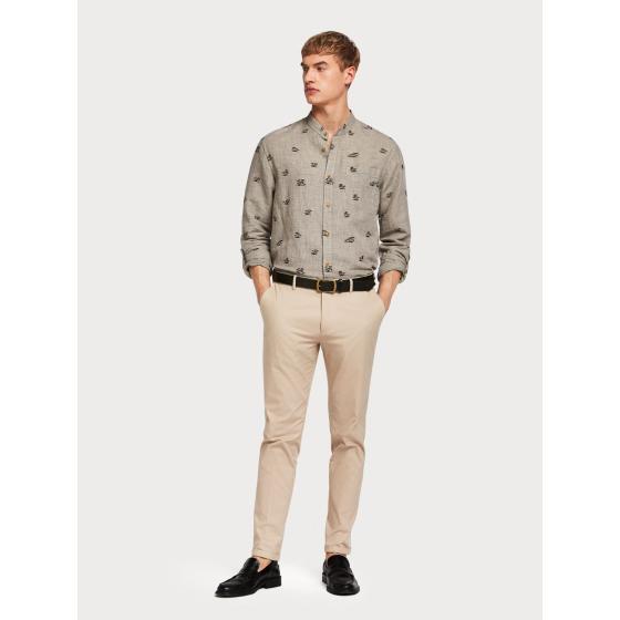 Scotch&Soda Mott – Chino aus Pima-Baumwolle Super Slim Fit beige