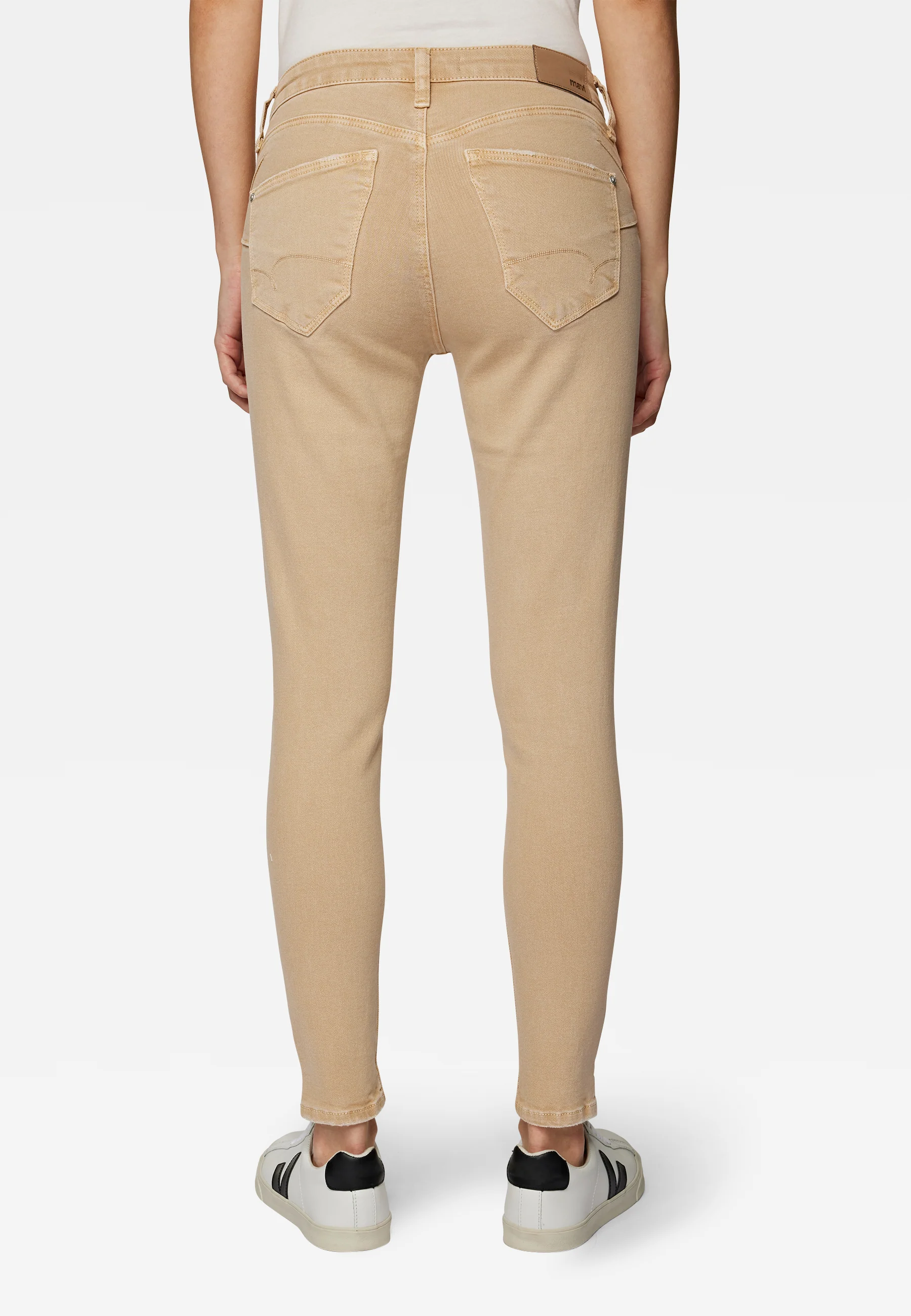 Mavi ADRIANA | Mid-Rise, Super Skinny Jeans in beige