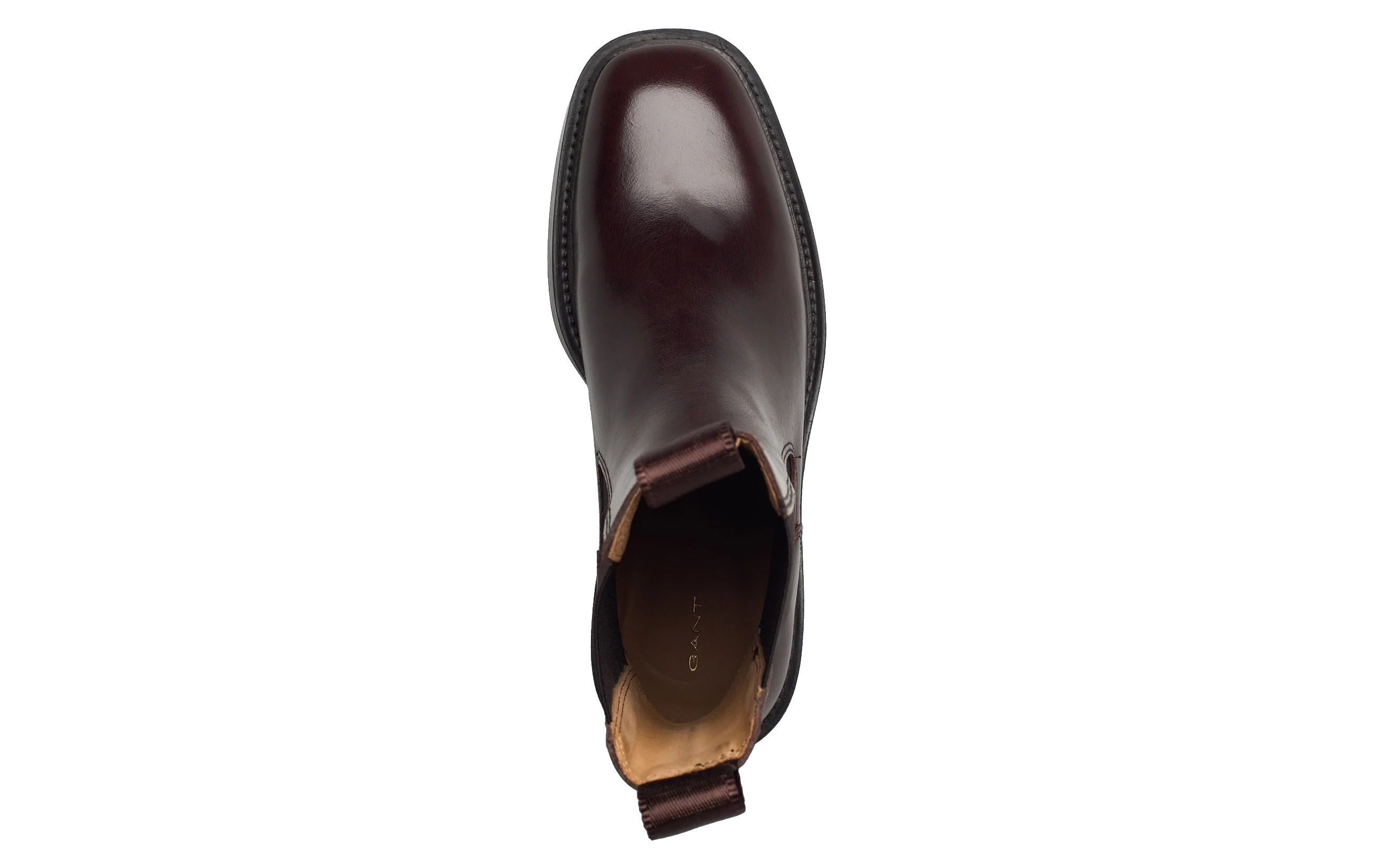 GANT Fallwi Chelsea Boot aus leder in braun mit rotstich GANT Fallwi Chelsea Boot aus leder in braun mit rotstich