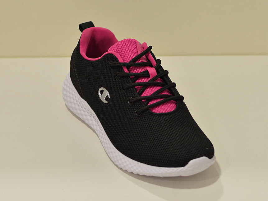 Champion Sneaker Sprint  super leichter Feizeitschuh für Damen in schwarz / pink